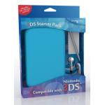 Кожаный чехол для Nintendo 3DS (blue) + стилус+наушники Кожаный чехол для Nintendo 3DS (blue) + стилус+наушники