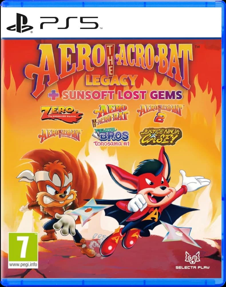 Aero The Acro-Bat Legacy + Sunsoft Lost Gems [PS5]