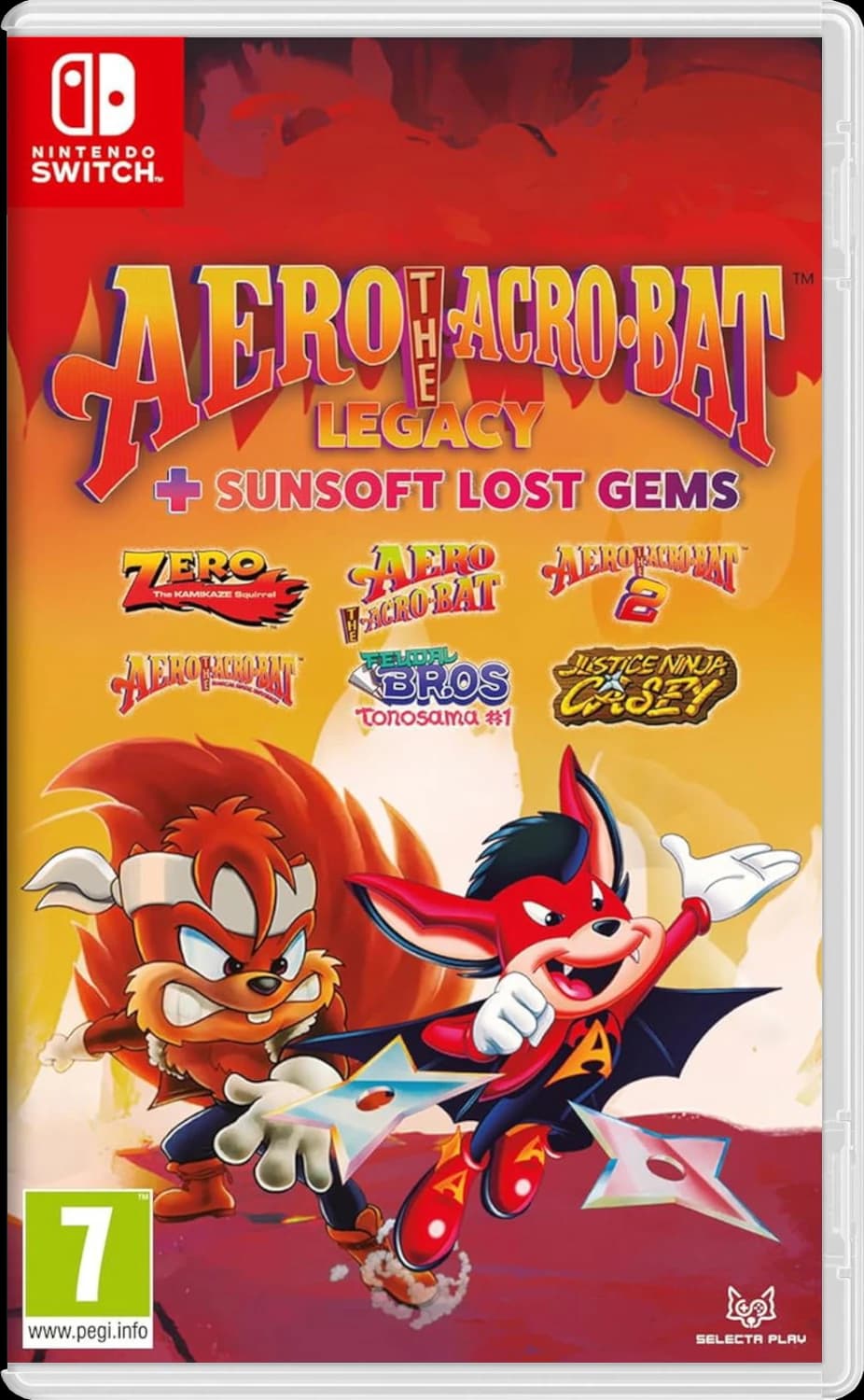 Aero The Acro-Bat Legacy + Sunsoft Lost Gems [NSwitch]