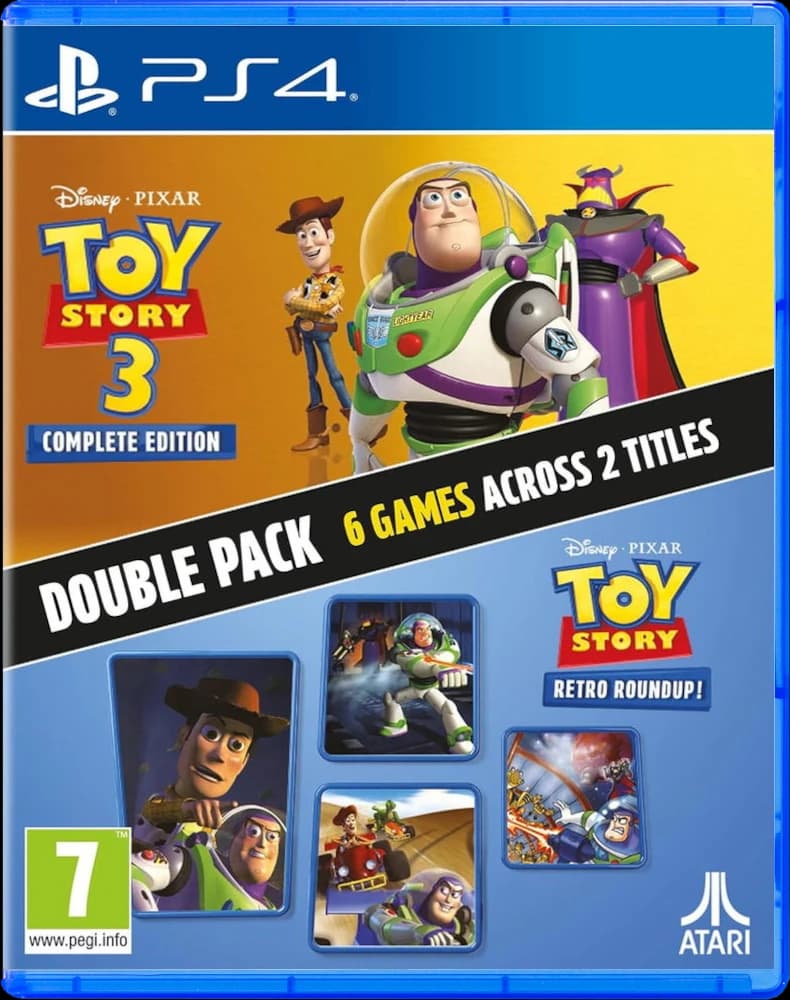 Toy Story: Retro Roundup! + Toy Story 3 Complete Edition Double Pack [PS4]