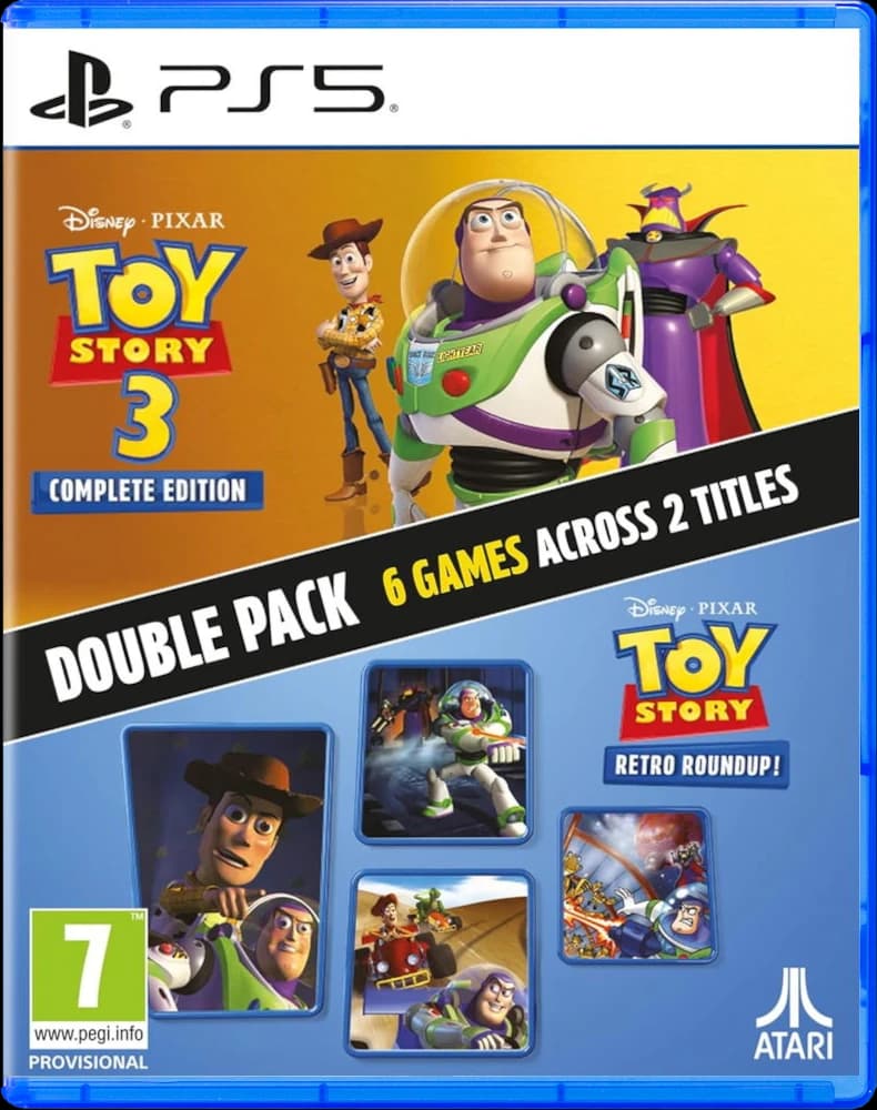 Toy Story: Retro Roundup! + Toy Story 3 Complete Edition Double Pack [PS5]