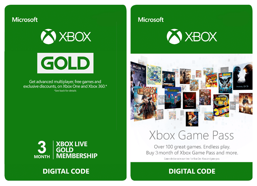Подписка 3 месяца Live Gold + 3 месяца Game Pass