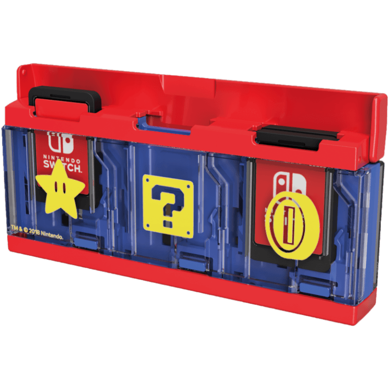 Кейс для хранения 6 игровых карт, Hori Pop & Go Game Card Case - Super Mario (NSW-106U)