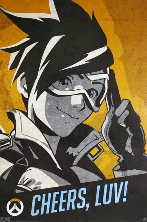 Постер ABYstyle: Overwatch: Tracer Cheers Luv