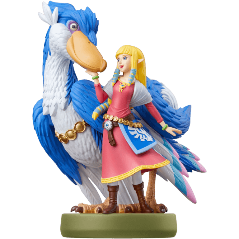 Amiibo Зельда и Небокрыл (Zelda and Loftwing) (The Legend of Zelda)