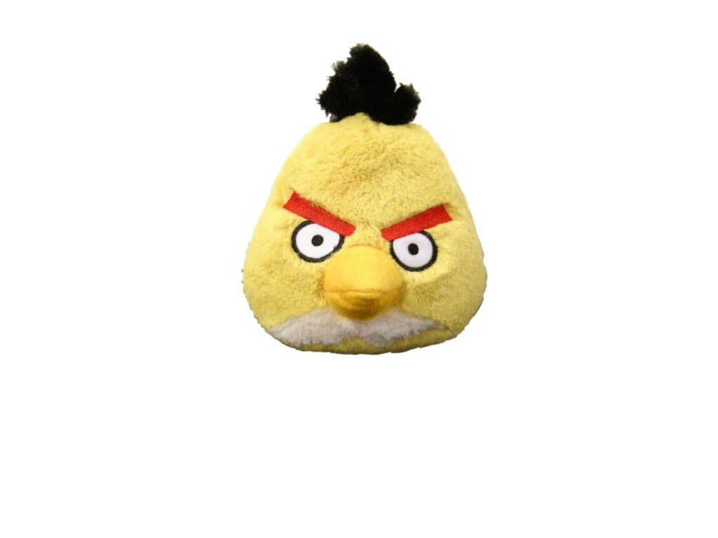 Плюшевая фигурка Angry Birds со звуковым эффектом (жёлтая)