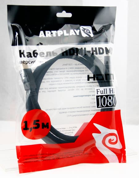 Artplays HDMI 1,5 м (ver. 1.4) в защитной оплетке
