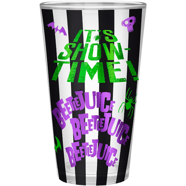 Бокал стеклянный Beetlejuice Suit Box