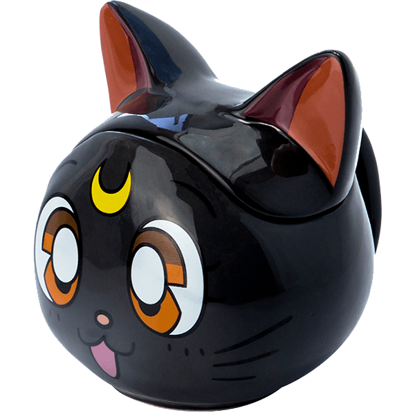 Кружка 3D с крышкой Sailor Moon Luna 350ml