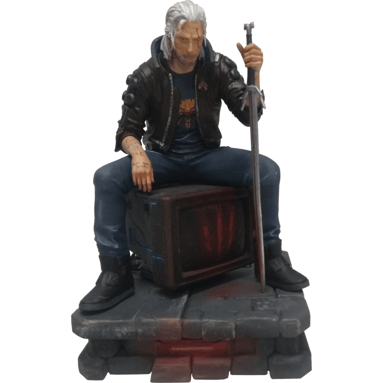 Фигурка Геральт киберпанк - Geralt of Rivia Cyberpunk (13,5 см.)