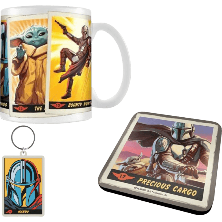 Набор подарочный The Mandalorian (кружка + подстаканник + брелок)