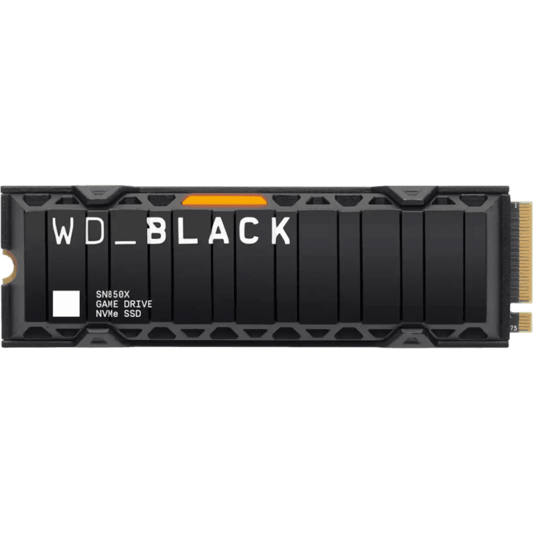 Твердотельный накопитель NVMe SSD 1TB WD_BLACK (SN850X) с радиатором *