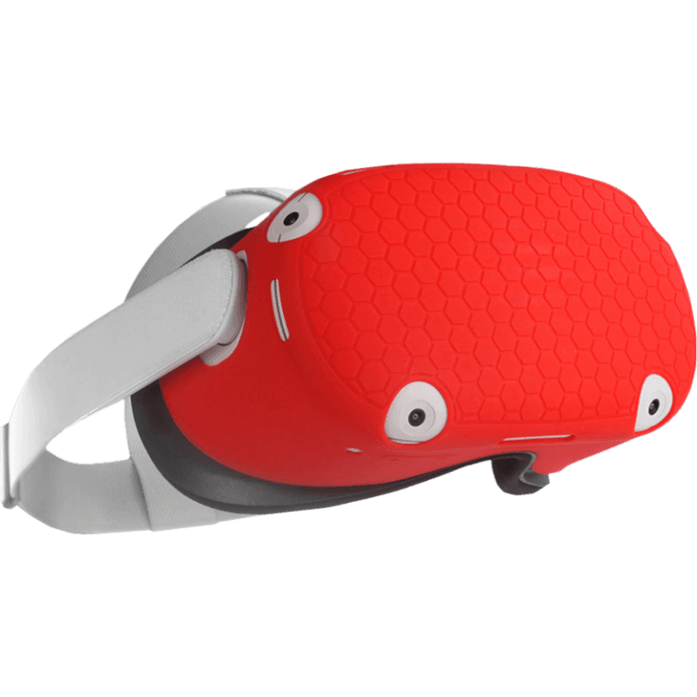 Чехол защитный силиконовый для Oculus Quest 2, красный