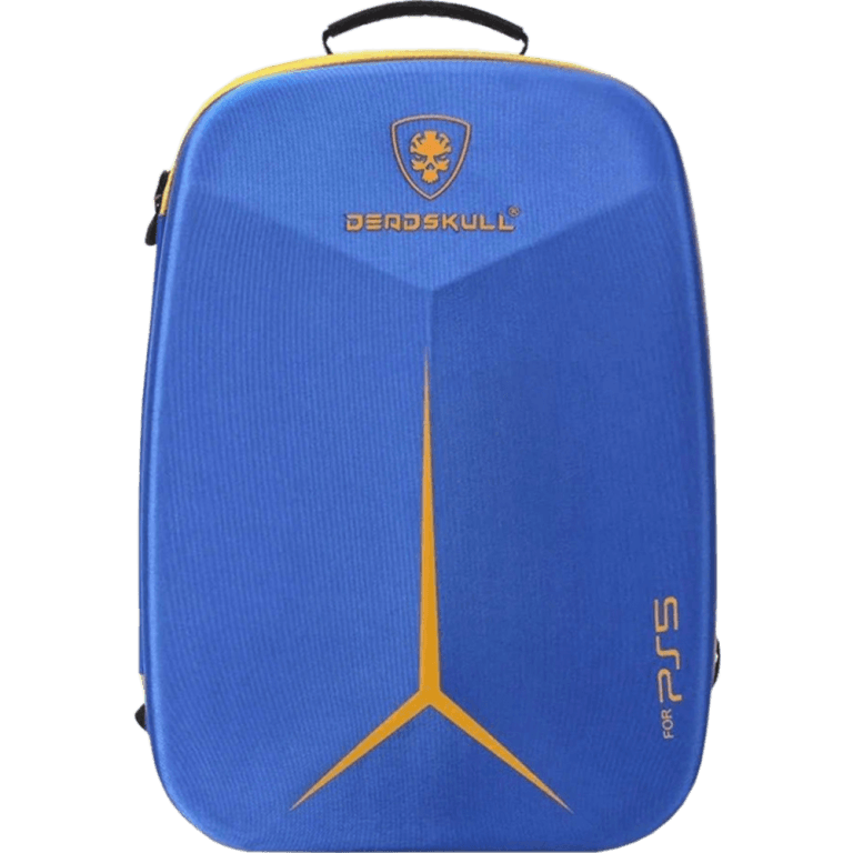 Рюкзак для консоли и геймпадов PS5 DeadSkull Blue-Yellow