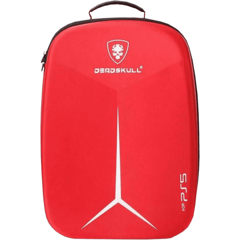 Рюкзак для консоли и геймпадов PS5 DeadSkull Red-White