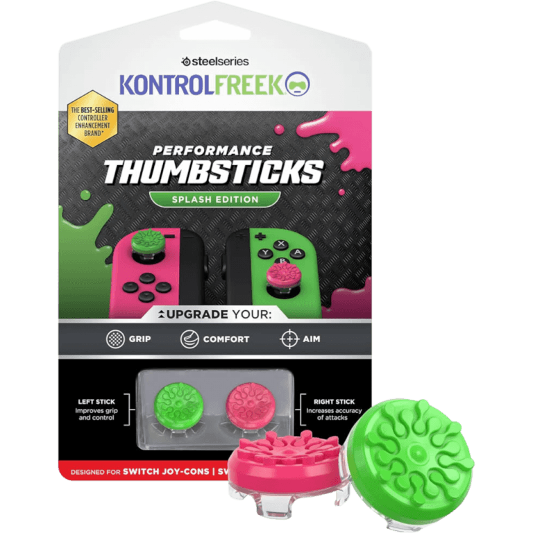 Накладки на стики - Splash Edition (green/pink)