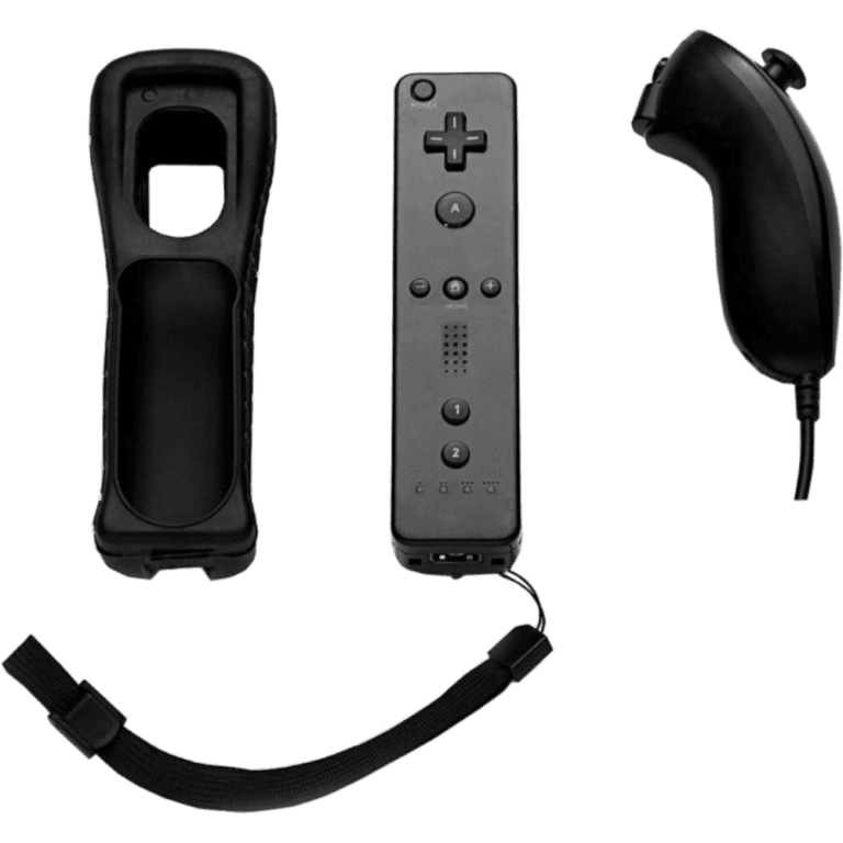Wii Remote Plus + Wii Nunchuk, black