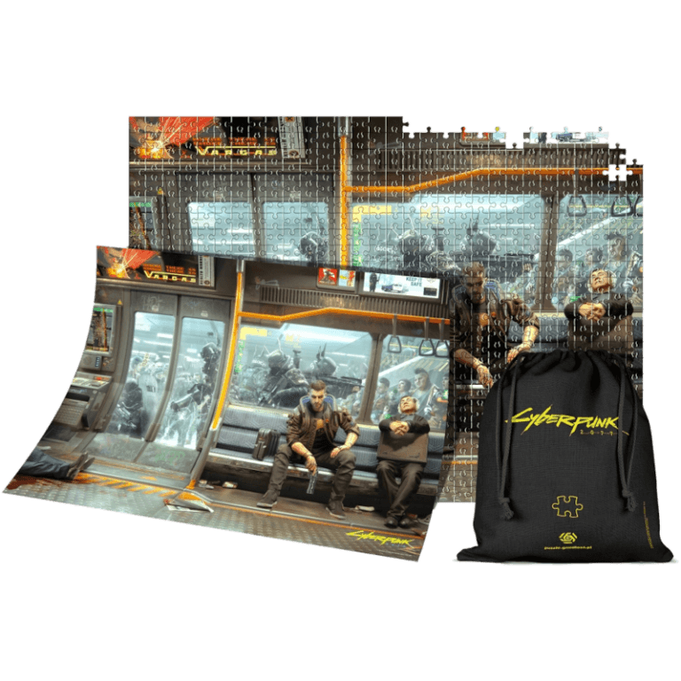 Пазл Cyberpunk 2077 Metro (1000 элементов)