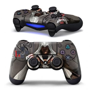 Наклейка виниловая для геймпада Dualshock 4 (Assassasin's Creed 2)