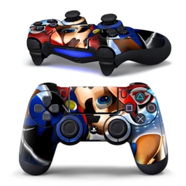 Наклейка виниловая для геймпада Dualshock 4 (Super Mario)