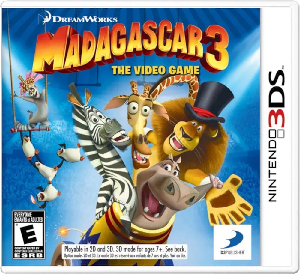 Мадагаскар 3 (US) [3DS]