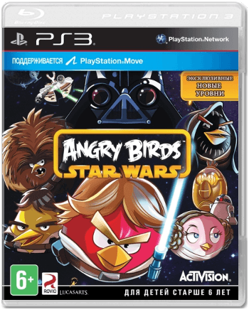 Angry Birds - Star Wars (Б/У) [PS3] (не оригинальная полиграфия) (Англ)