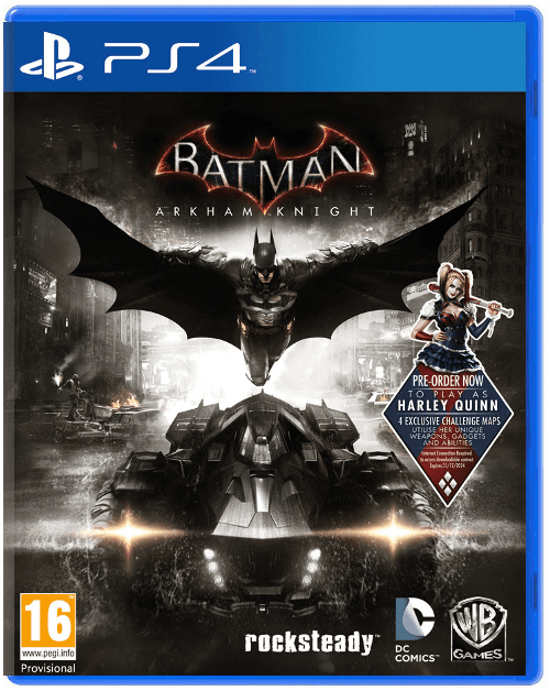 Batman: Рыцарь Аркхема (Arkham Knight) (Б/У) (без обложки) [PS4]