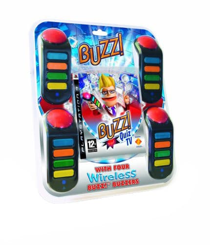 Buzz Quiz TV + 4 контроллера [PS3]