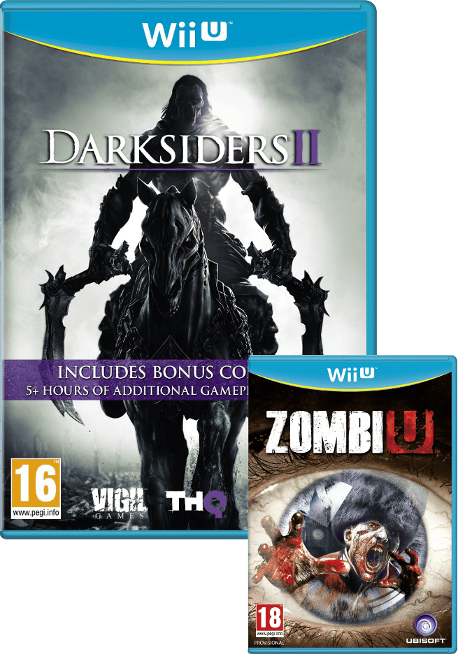Darksiders II (2) + ZombiU [Wii U]