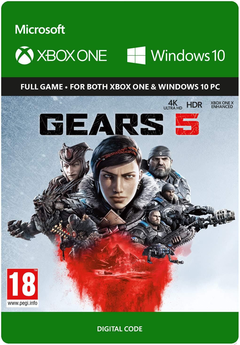 Gears 5 + комплект Gears of War (код для скачивания) [Xbox One]