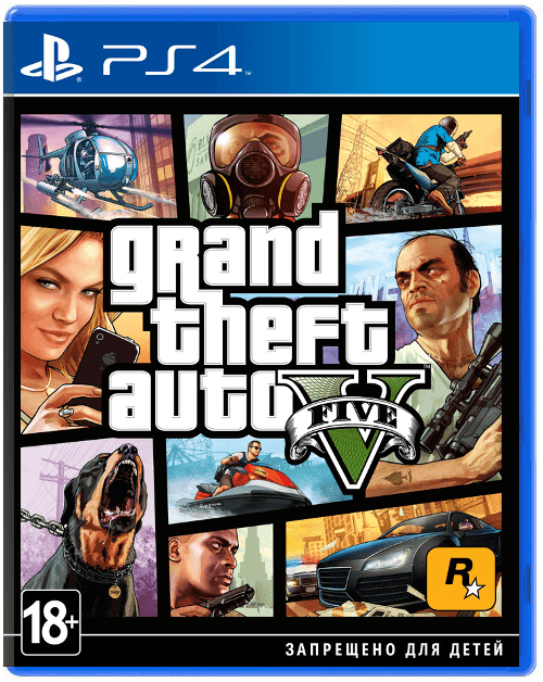 Grand Theft Auto V (GTA 5) (Б/У) (Steelbook) [PS4]
