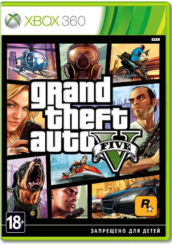 Grand Theft Auto V (GTA 5) (Б/У) [Xbox 360]