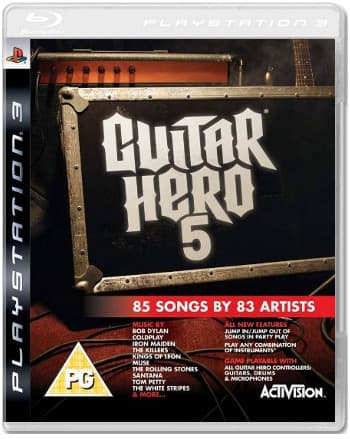 Guitar Hero 5 (Б/У) (не оригинальная обложка) [PS3]