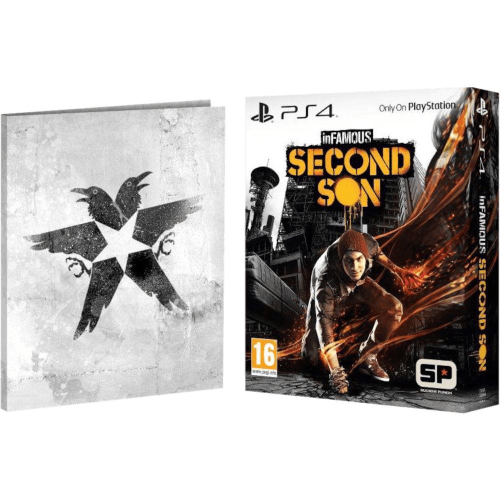 InFAMOUS: Второй сын (Second Son) - Специальное Издание (Б/У) (без шапки) [PS4]