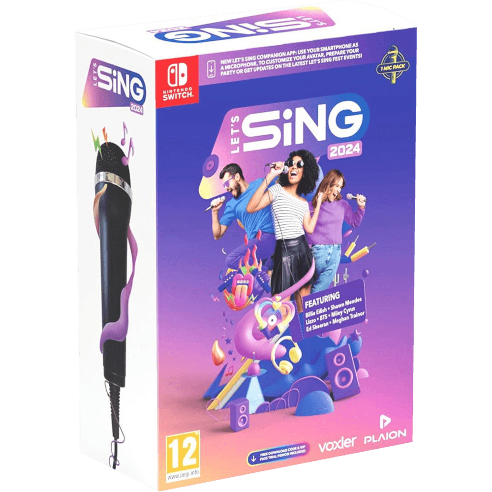 Let's Sing 2024 + 1 микрофон [NSwitch]