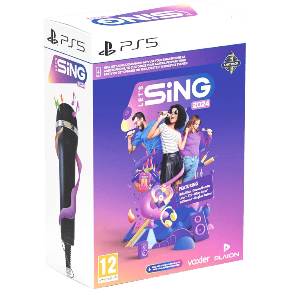 Let's Sing 2024 + 1 микрофон [PS5]
