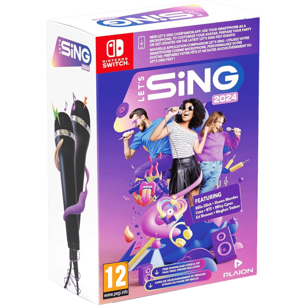 Let's Sing 2024 + 2 микрофона [NSwitch]