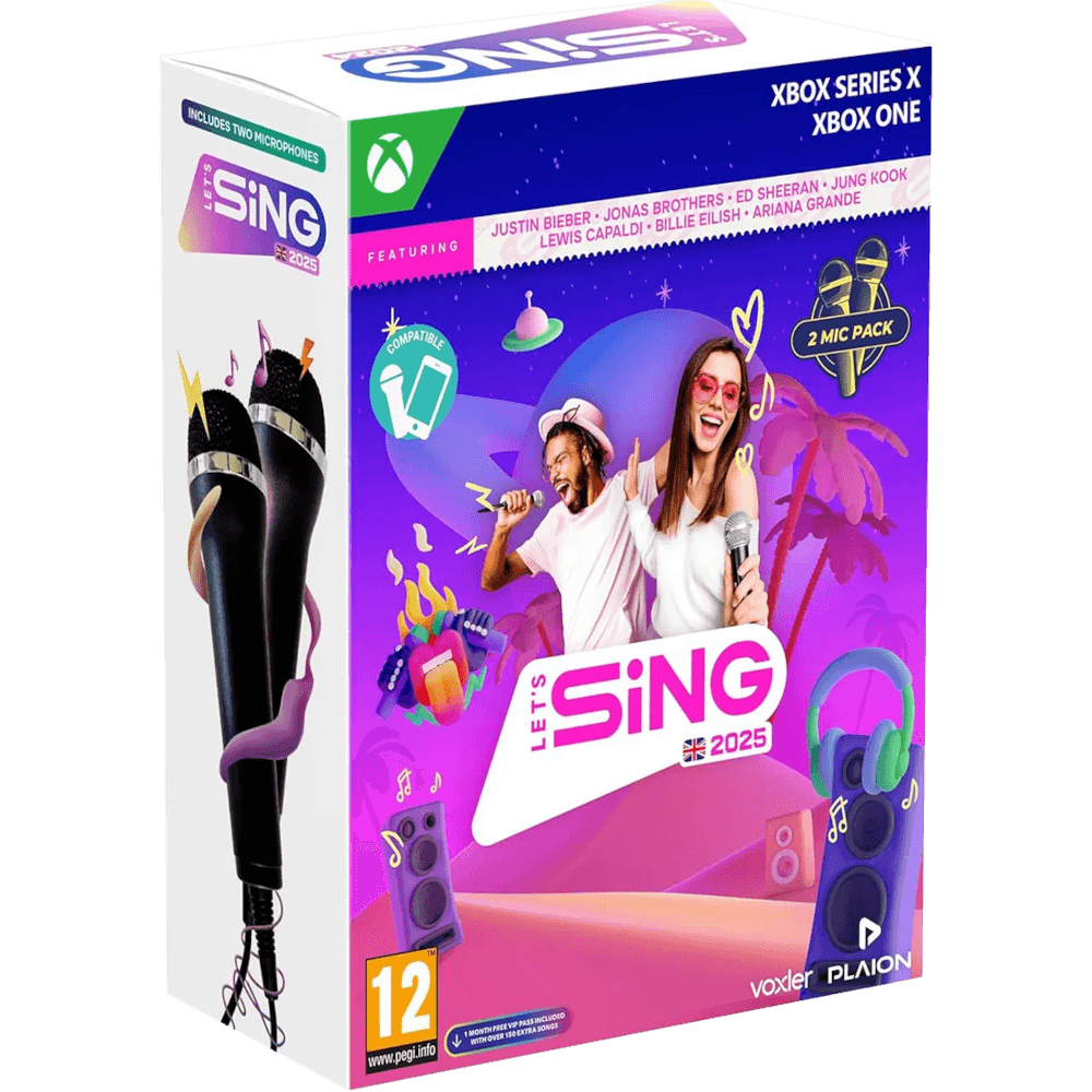 Let's Sing 2025 + 2 микрофона [Xbox]