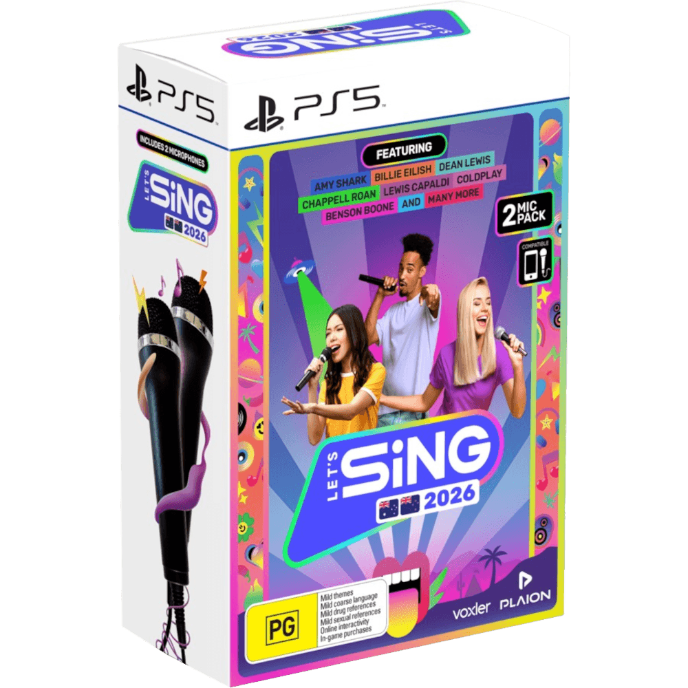 Let's Sing 2026 + 2 микрофона [PS5]