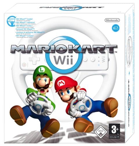 Mario Kart + Руль (RVL-R-RMCP) (Б/У) [Wii]