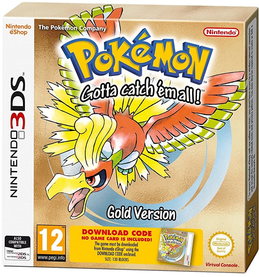 Pokemon Gold Version (код загрузки) [3DS]