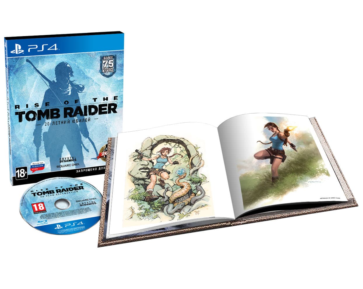 Rise of Tomb Raider - 20-летний юбилей (Б/У) [PS4/PSVR] (артбук)