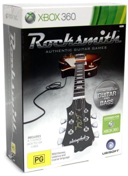 Rocksmith + Кабель для электрогитары [Xbox 360]