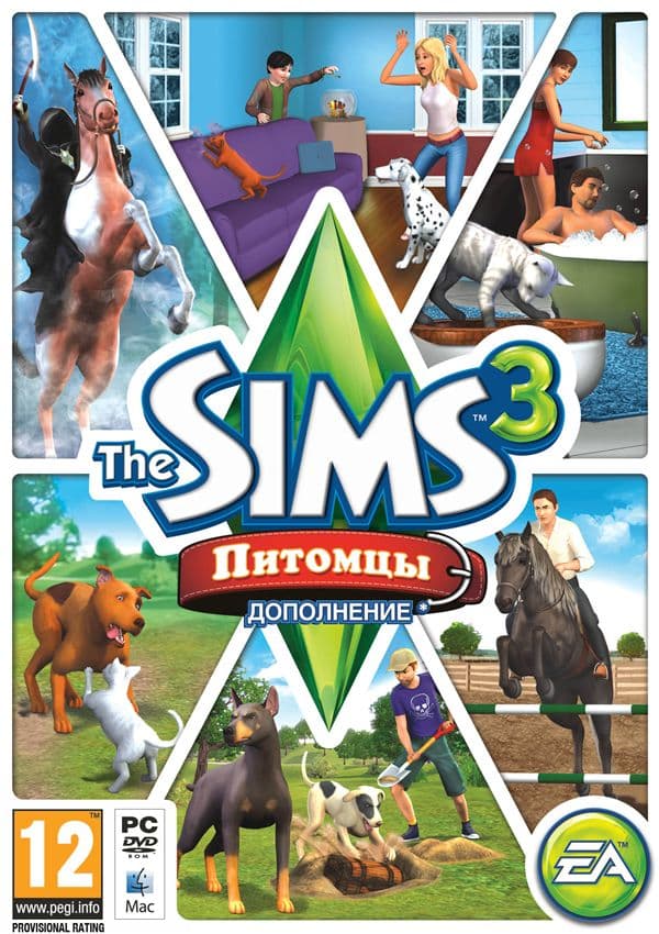 THE SIMS 3: Питомцы (Дополнение) [PC,DVD-BOX]