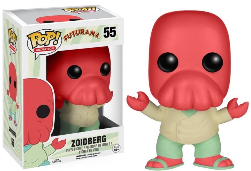 Фигурка Funko POP Animation Futurama: Zoidberg #55