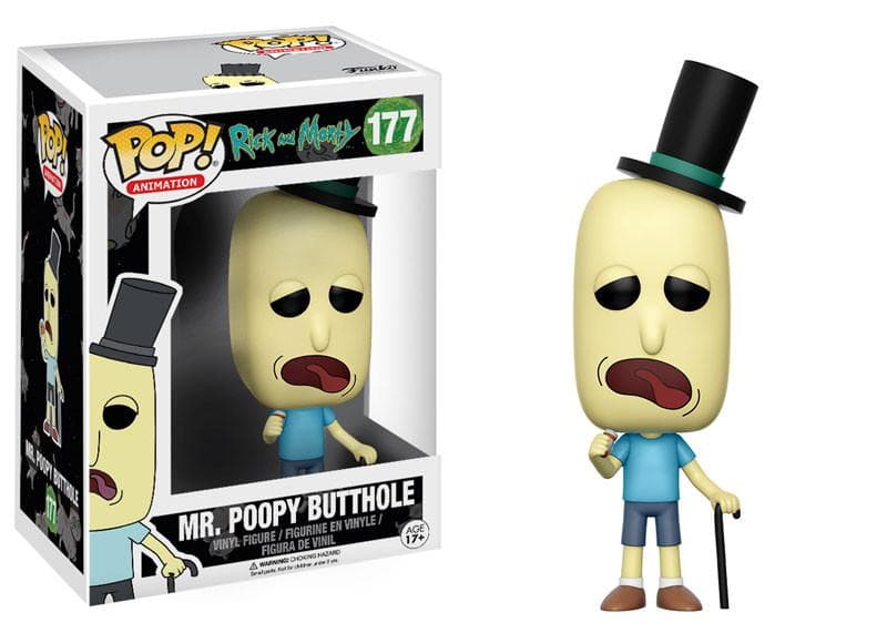 Фигурка Funko POP! Vinyl: Rick & Morty: Mr. Poopy Butthole #177