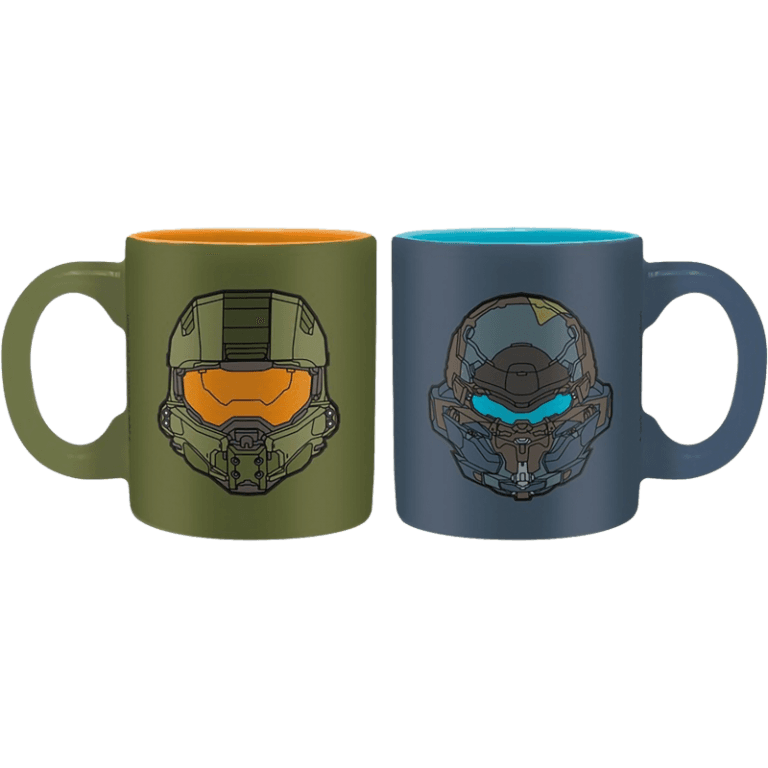 Набор кружек Halo: Master Chief vs. Locke