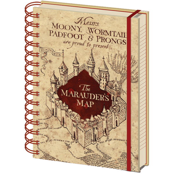 Записная книжка Harry Potter: The Marauders Map (A5)