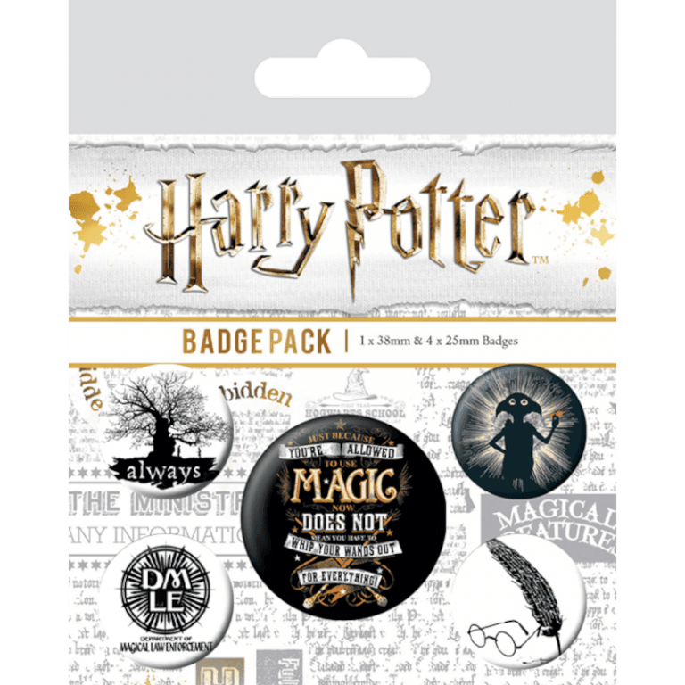 Набор значков Harry Potter: Symbols (5 шт.)