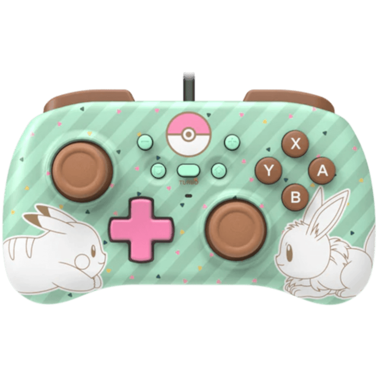Проводной геймпад Horipad Mini, Pikachu & Eevee (NSW-279U)